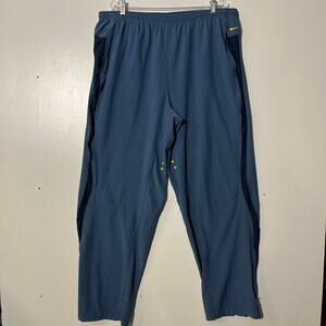 Nike Dri- Fit Loose Straight Leg Blue Casual Activewear Pants Men’s Size 3XL